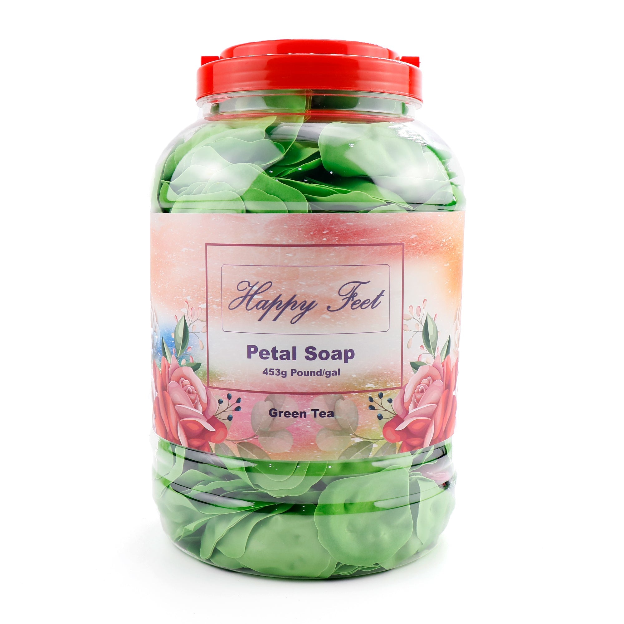 HappyFeet Petal Soak For Spa - Green Tea - Gallon