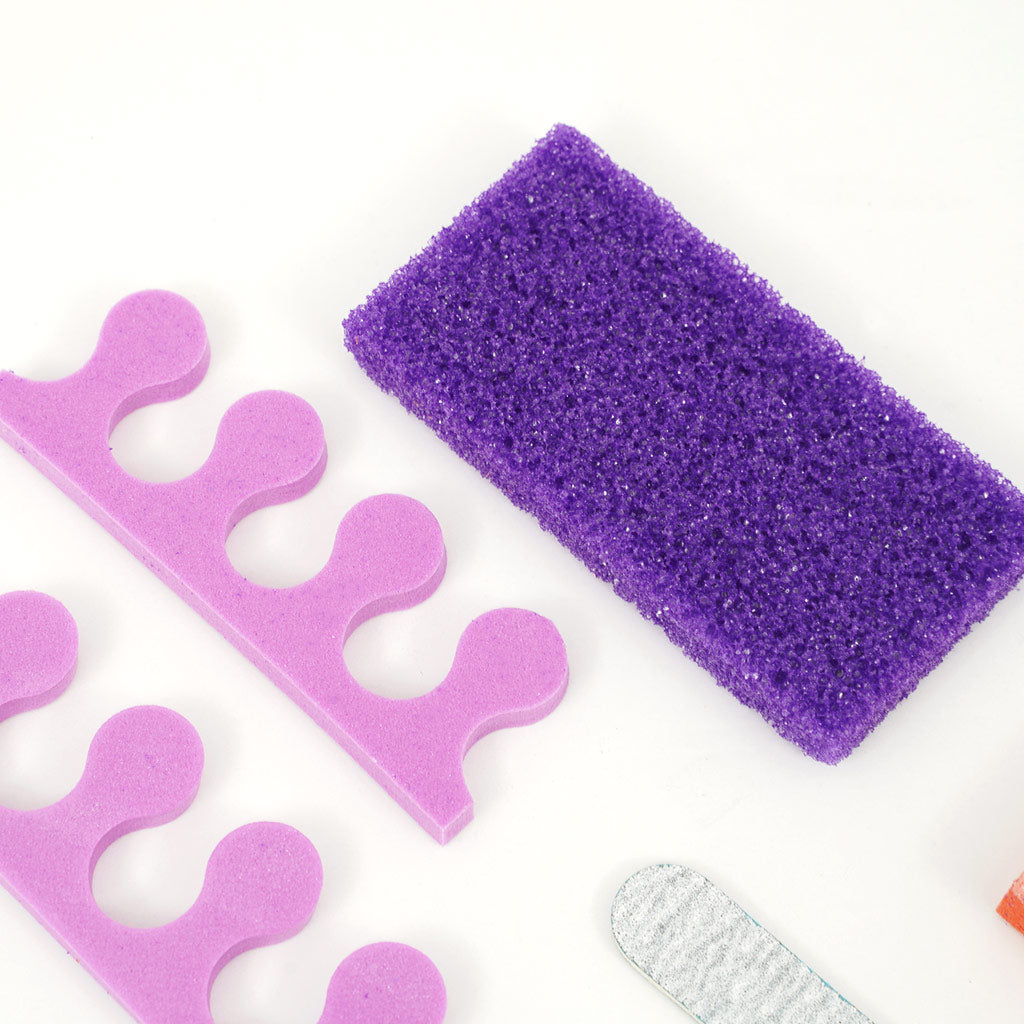 Disposable Pedicure Kit with Toe Separators  HappyFeet brand - Kit
