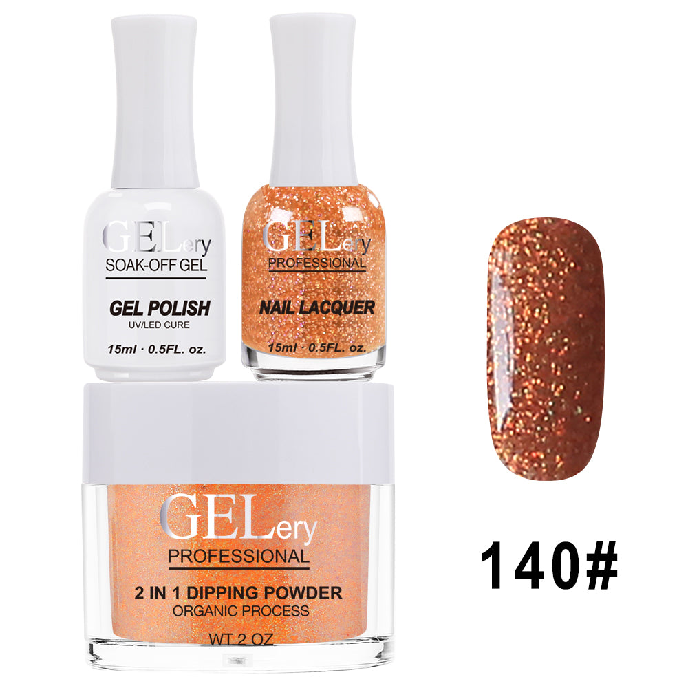 GELery 3 in 1 Trio Set - Gel, Lacquer, & Dip - #140
